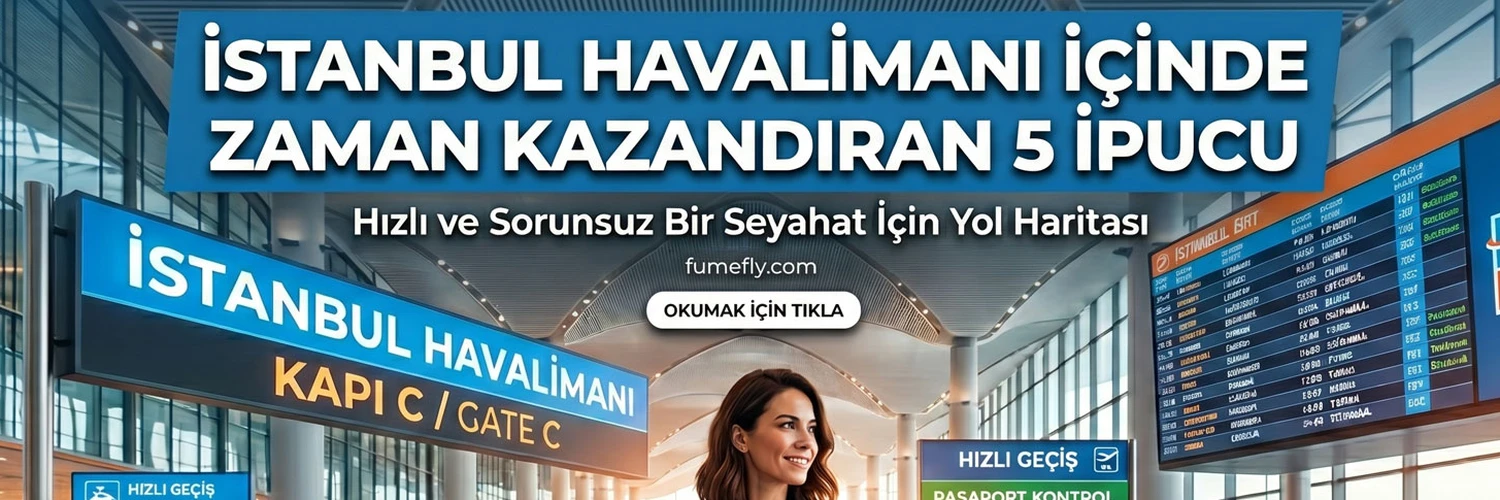 İstanbul Havalimanı İçinde Zaman Kazandıran 5 İpucu