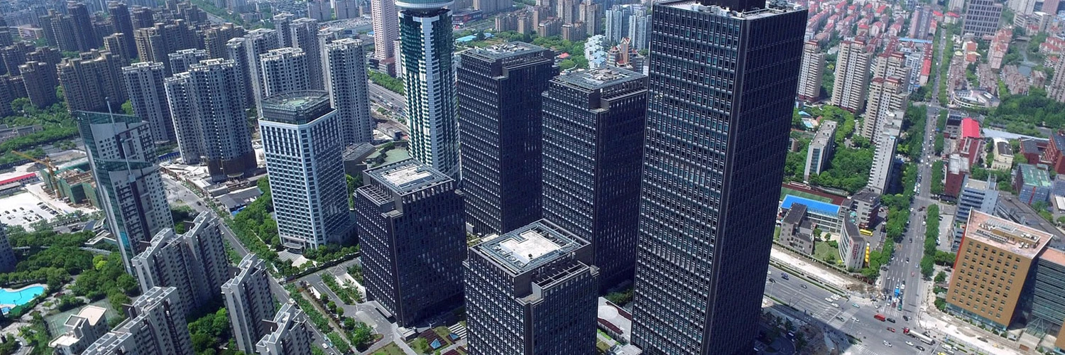 Lujiazui’de Gökdelenler ve Şehir Manzarası